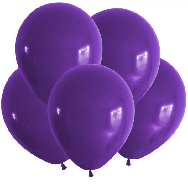 10/25см фиолетовый PURPLE 08 пастель воздушный шар 1шт купить в Чебоксарах
