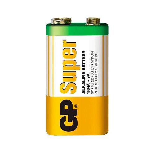 Батарейка крона 6LF22 GP Super (1, 10) алкалиновая, спайка 1шт купить в Чебоксарах