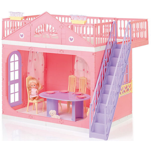 Домик маленькой принцессы Высота дома:48 х 47 х 33 см Мебель и кукла в набор не входит купить в Чебоксарах