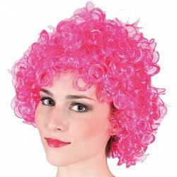 парик кудряшка розовый купить в Чебоксарах
