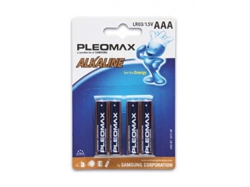 Элемент питания LR3 Pleomax Alkaline feel the Energy 4 на блистере (1шт) купить в Чебоксарах