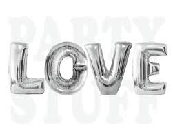 40см набор букв LOVE(воздух) купить в Чебоксарах