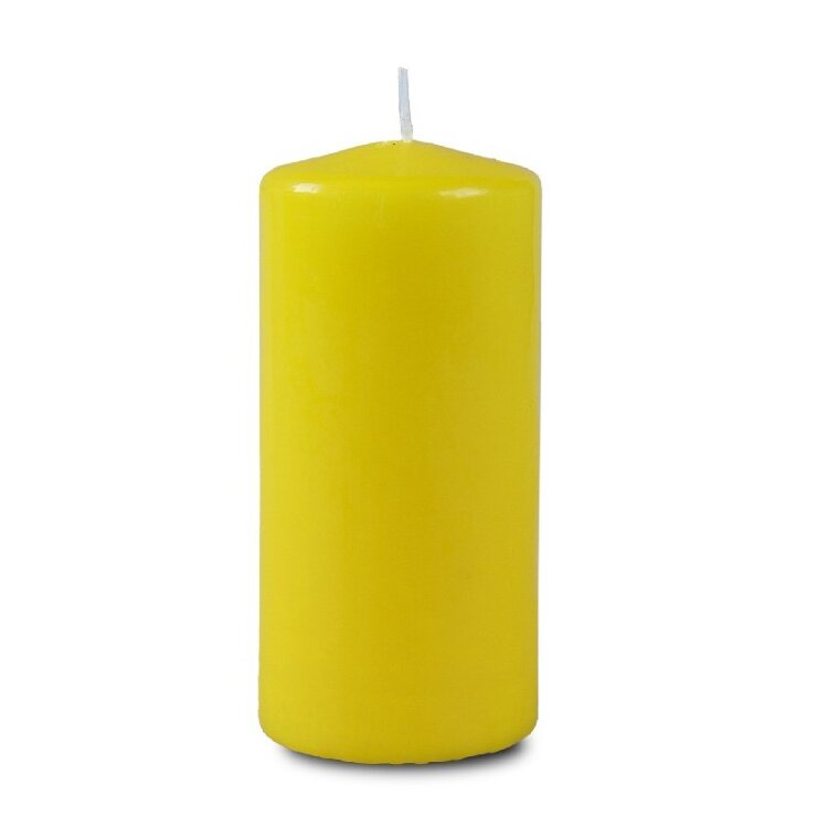 свеча пеньковая 60х125 желтая купить в Чебоксарах