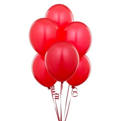 10"/25см red красный пастель воздушный шар 1 шт купить в Чебоксарах