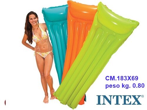 Матрас надувной для плавания 1м83см х69 см Цвет в ассортименте купить в Чебоксарах