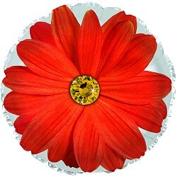 18 круг цветок оранжевый (===O) купить в Чебоксарах