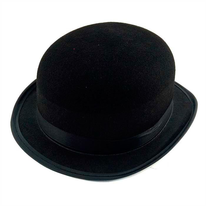 шляпа котелок черный малая купить в Чебоксарах