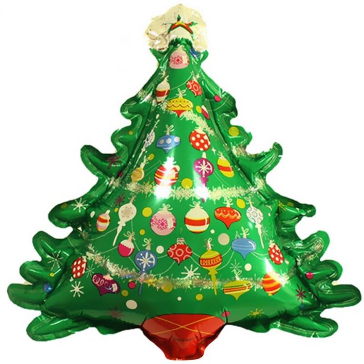 Шар (38''/97 см) Фигура, Новогодняя елка, 1 шт. купить в Чебоксарах