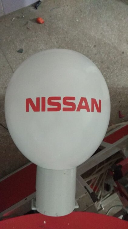 Печать логотипа (брендирование) на воздушных шарах NISSAN купить в Чебоксарах