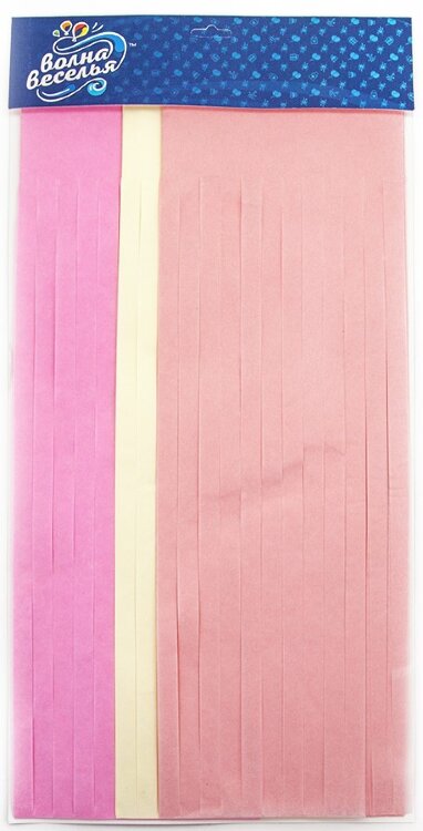 Гирлянда Тассел, Розовый микс,35*12 см, 10 листов. купить в Чебоксарах