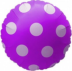 18 круг фиолетовый белые точки купить в Чебоксарах