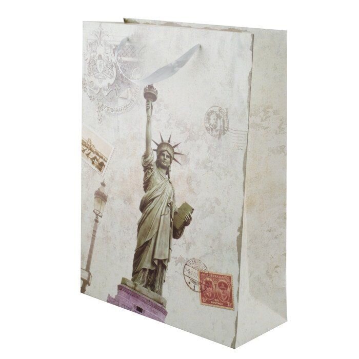 Пакет подарочный "Статуя Свободы" / 26*32*12см купить в Чебоксарах