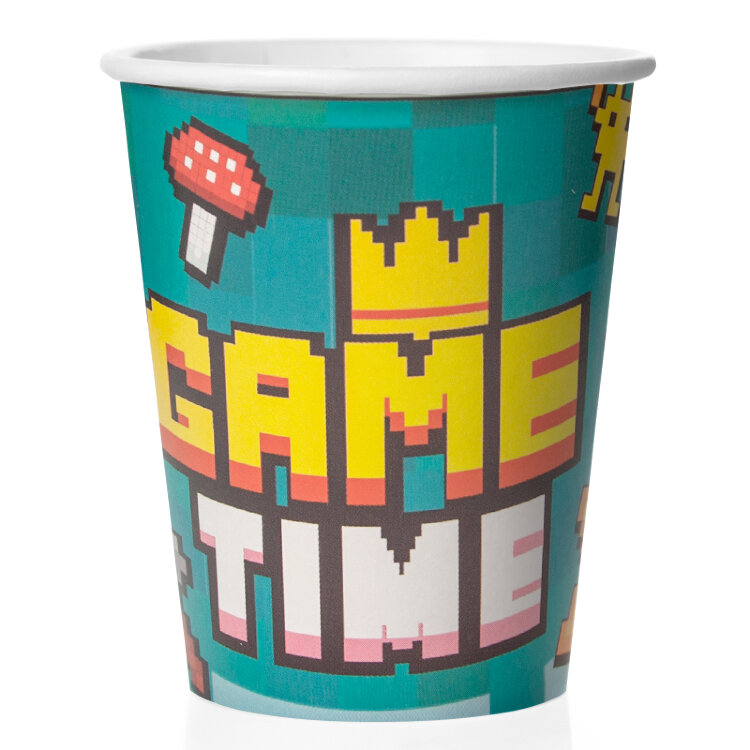 Стаканы (250 мл) Game Time, Пиксели, 6 шт. купить в Чебоксарах