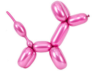 260 Хром Розовый Pink Воздушный шар для моделирования 1шт купить в Чебоксарах