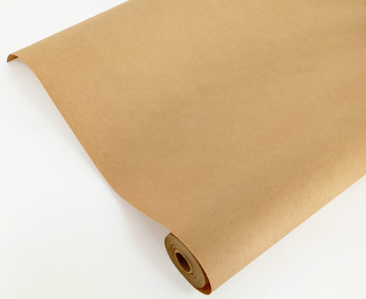 Упаковочная бумага, Крафт 70гр (0,7*1 м) Светло-коричневый, 1 шт. купить в Чебоксарах