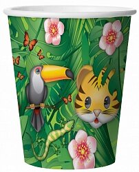 стаканы emoji смайл джунгли 6шт 255мл купить в Чебоксарах