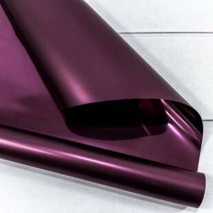 Упаковочная пленка (0,58*1 м) Фиолетовая Металлик купить в Чебоксарах