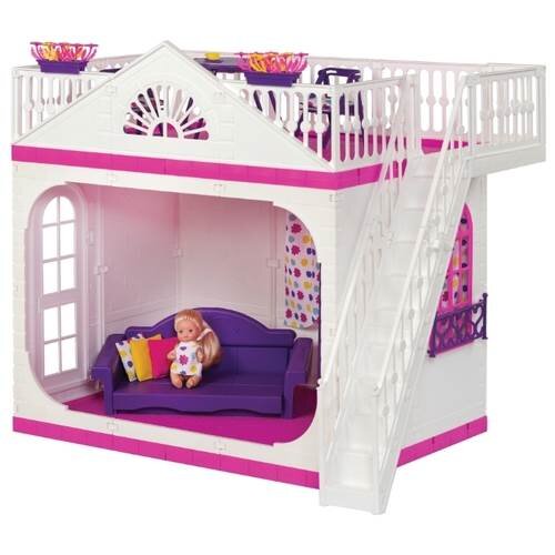 Кукольный домик Зефир Высота дома: 47 см.Куклы и мебель в набор не входят купить в Чебоксарах
