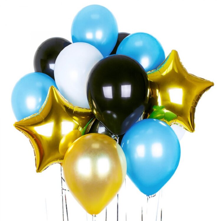 Композиция №23-0002 из воздушных шаров с гелием Облачная купить в Чебоксарах
