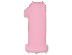 цифра 1 40 розовый pink купить в Чебоксарах