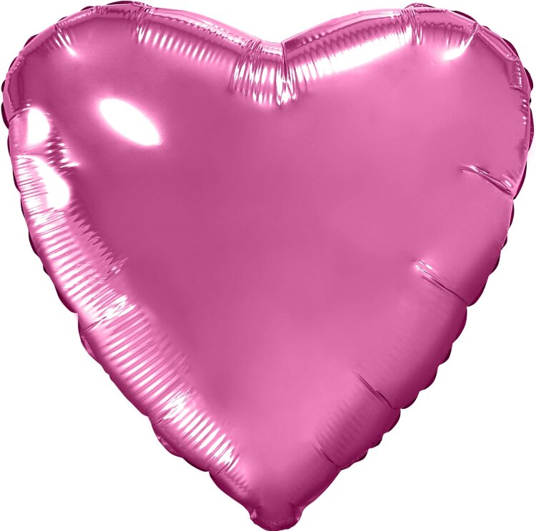 Шар (19''/48 см) Сердце, Розовый пион, 1 шт. купить в Чебоксарах