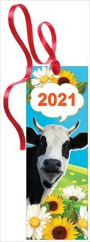 Календарь закладка с лентой 2021 упак 20шт купить в Чебоксарах