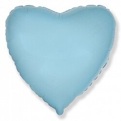 18 сердце цвет голубой купить в Чебоксарах