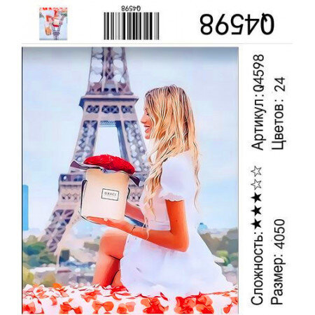 Картины по номерам 40х50 Грациозность Парижа купить в Чебоксарах