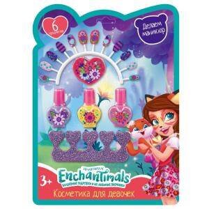 Косметика для девочек Энчантималс Играем вместе набор для маникюра на карт купить в Чебоксарах